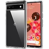 HOOMIL Case for Google Pixel 6, Anti-Yellowing, Crystal Clear | Shockproof &amp; Drop Protection, Scratch Resistant, Slim Fit, Transparent Hard Back Phone Cover