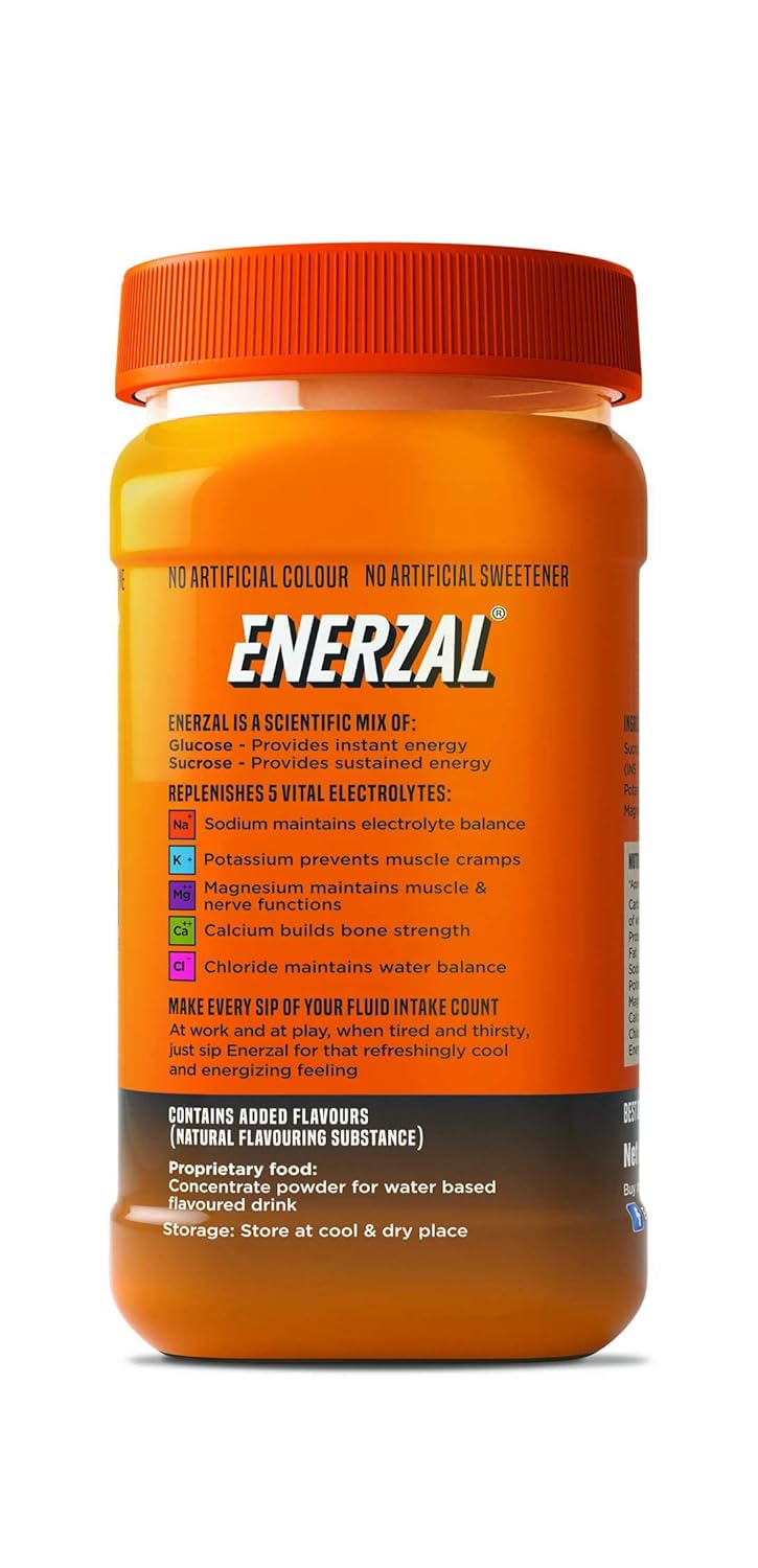 Energy Drink Powder Orange Flavour Pet Jar 500g Best Price With