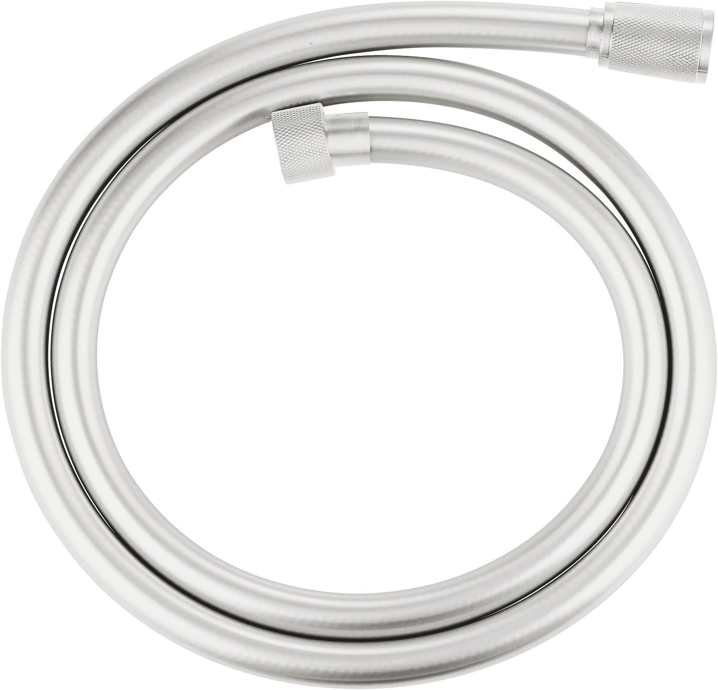 GROHE Shower Hose Twiststop 1250 Supersteel 28362DC0, Grey, 1,25 m