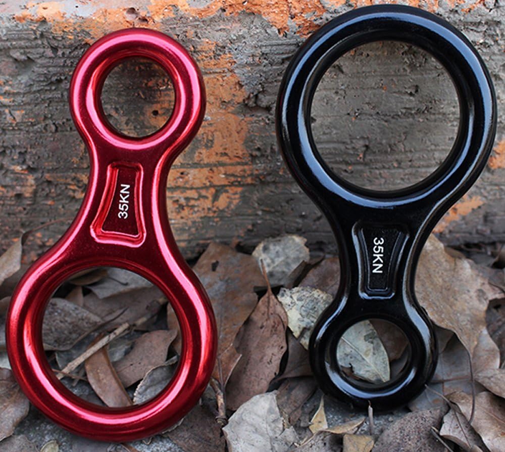 CdyBox 35KN Figure 8 Rescue Descender Super 8 Belay Rappel Rock Climbing Equipment : Sports & Outdoors