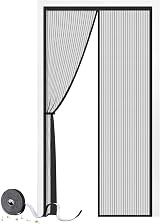 SMALUCK Magnetic Door Screen 80x200 cm Heavy Duty Mesh with Magnets