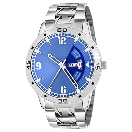 Analogue Blue Day Date Dial Men Watches-(EG-M-115)