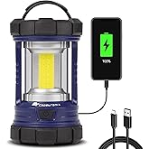 Camping Lantern, 3200LM LED Lanterns for Power Outages, 4600mAh Phone Charger & Rechargeable Lantern, 5 Light Modes Camping L