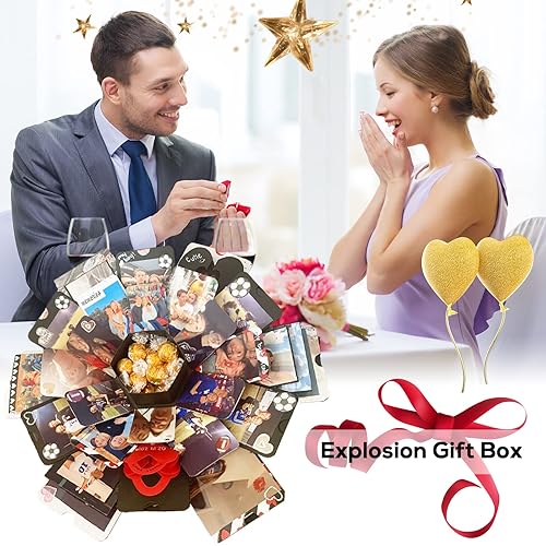 Explosion Gift Box Set,Surprise Exploding Love Box,DIY Photo Album