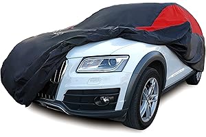 MORNYRAY Car Cover Waterproof All Weather Windproof Snowproof UV Protection Outdoor Indoor Full car Cover, Universal Fit for SUV (Fit SUV Length 191-201 inch)