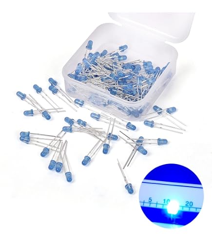 5mm LEDs With Resistors EDGELEC 180pc 5mm LED Light Kit - 9 Bright ...