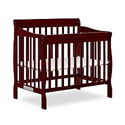 Dream On Me 3 in 1 Aden Convertible Mini Crib, Black