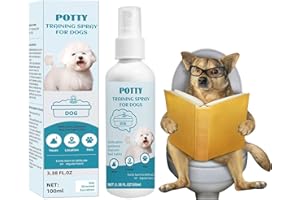 GENERIC Dog Potty Training Spray,Puppy & Adult Dog Pee Training Spray, Indoor/Outdoor Training Proper Dog Pee Here Habits and Go to The Toilet in The Right Place, Safe & Effective Solution for Pets,100ML