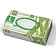 Medline AloeTouch Ice Nitrile Exam Gloves, 200 Count, Large, Powder Free, Disposable, Soothes Hands, Tear Resistant, Multi-use Healthcare Tasks