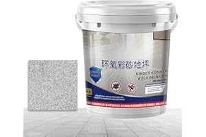 Epoxy Floor Paint - Quick Drying High-Gloss Self-Leveling Coating,Self Leveling Epoxy Floor Paint | for Indoor Outdoor Shower