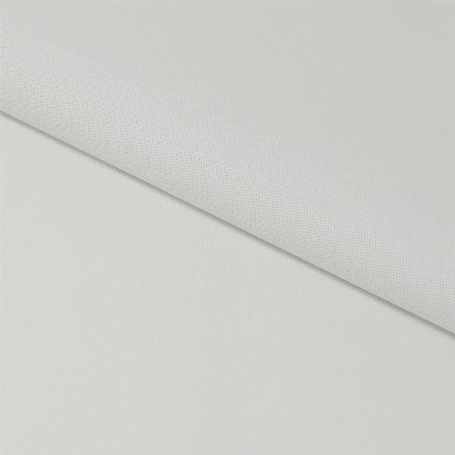 Zweigart White (100) 18 Count Fat Quarter Aida Measuring 55cm x 50cm (21 x 19 Inches)