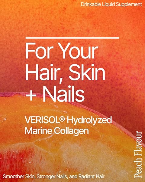 BEME BERADIANT LIQUID COLLAGEN PEPTIDE FOR HAIR, SKIN & NAILS WITH 2X FASTER ABSORPTION – CLINICALLY TESTED – 2500MG VERISOL® HYDROLYZED COLLAGEN SUPPLEMENTS FOR WOMEN WITH BIOTIN, COQ10 & VITAMIN C