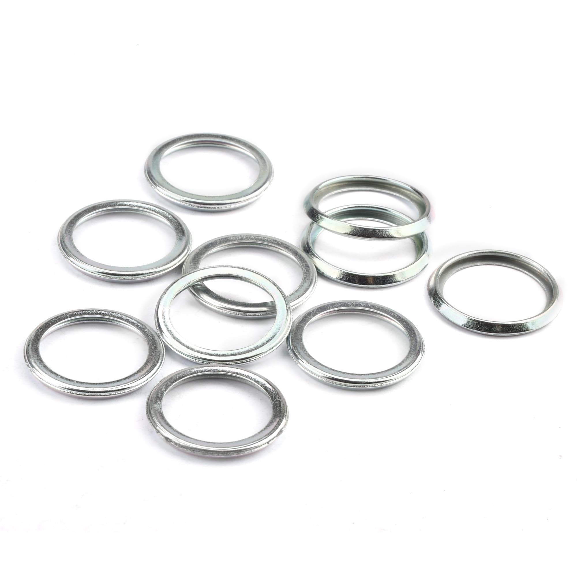Photo 1 of 10pcs - 803916010 M16 Oil Pan Drain Plug Gasket 16mm Crush Washers Seal for Subaru Ascent BRZ XV Crosstrek Forester Outback Legacy WRX Impreza R Solterra, for Toyota 86 GR86, for Scion FR-S