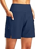 G Gradual Women's 7" Long Swim Board Shorts High