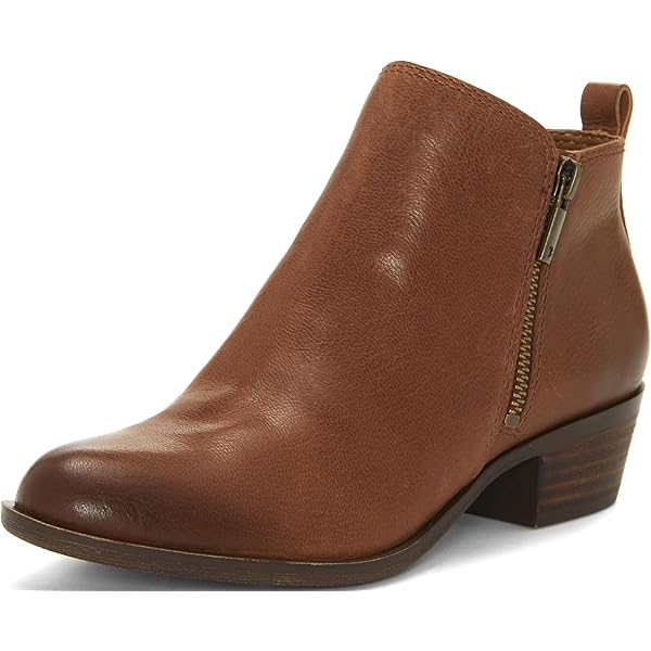 Lucky Brand Stivali Fayth2 Donna, Pelle Nera Con Ritagli Laterali, Tacco A Blocco 4,4 Cm, Suola Sintetica, Plantare Memory Foam - 4