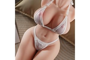 Sex Doll Torso Male Sex Toys - Realistic Male Masturbator with Long Legs Shape Soft Boobs & Plump Butt, Built-in Skeleton Sex