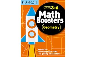 Kumon Math Boosters: Geometry, Grades 3-6, Ages 9-11, 144 pages