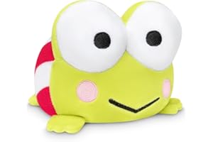 TeeTurtle - The Officially Licensed Original Sanrio Reversible Plushie - Keroppi - Cute Sensory Fidget Stuffed Animals That Show Your Mood