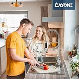 DAYONE 360° Swivel Pull Down Kitchen Tap Dual Spouts SUS304 Brushed view 8