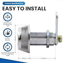FJM Security Combi-Cam 7850R-XL Combination Cam