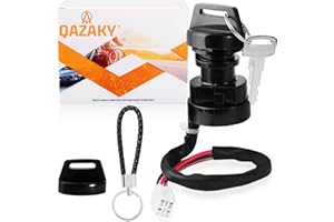 QAZAKY YFZ450 Ignition Key Switch Compatible with Yamaha Grizzly 400 450 YFM400 YFM450 Kodiak 400 450 Wolverine 450 YFZ450LE 