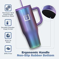IRON °FLASK Co-Pilot Insulated Mug w/Straw & Flip