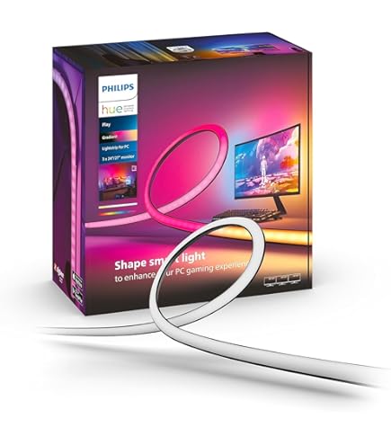 PHILIPS Hue Lightstrip Plus & Bridgeセット Amazon.com: Philips Hue 65