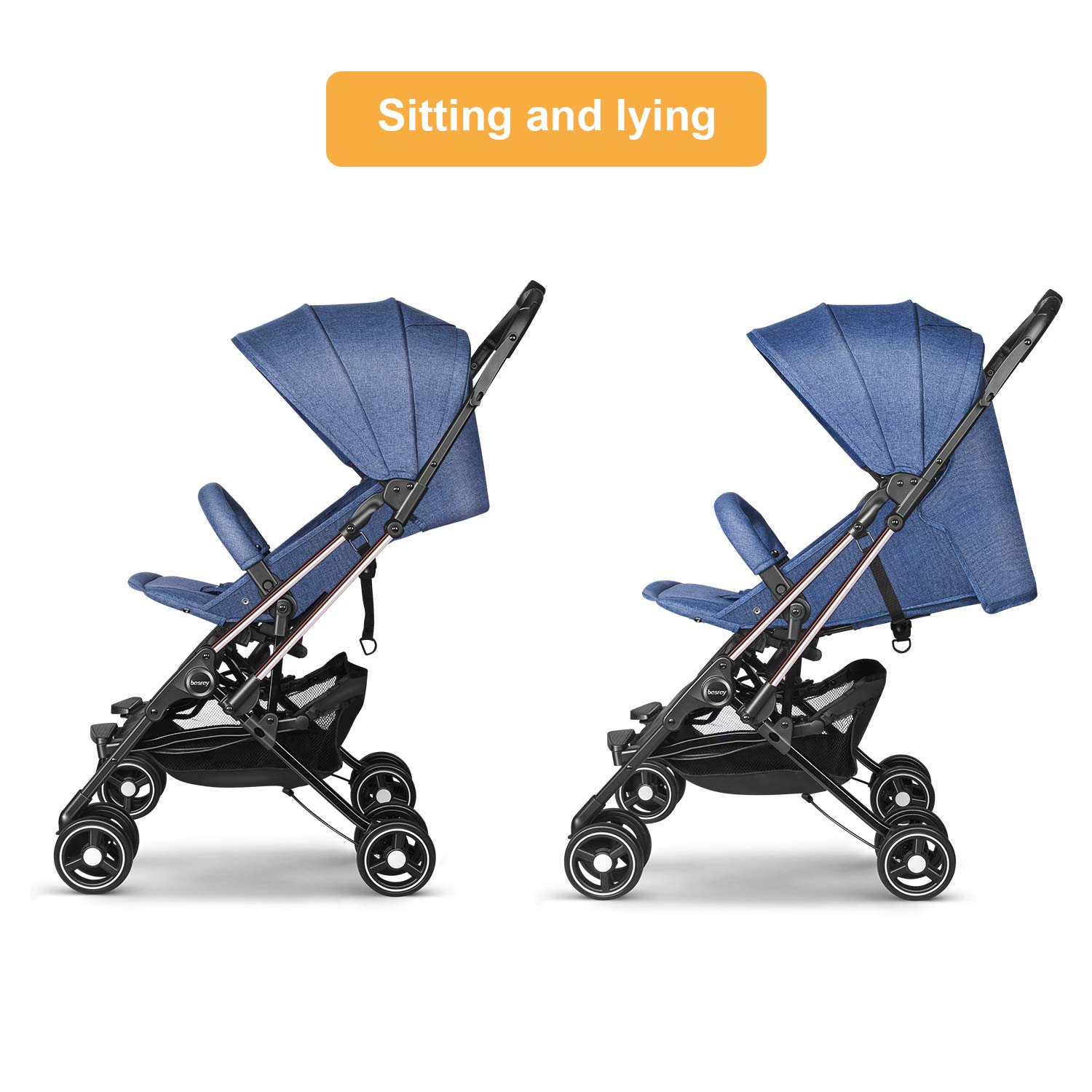 Double Stroller Besrey Baby Jogger City Stroller Tandems Baby