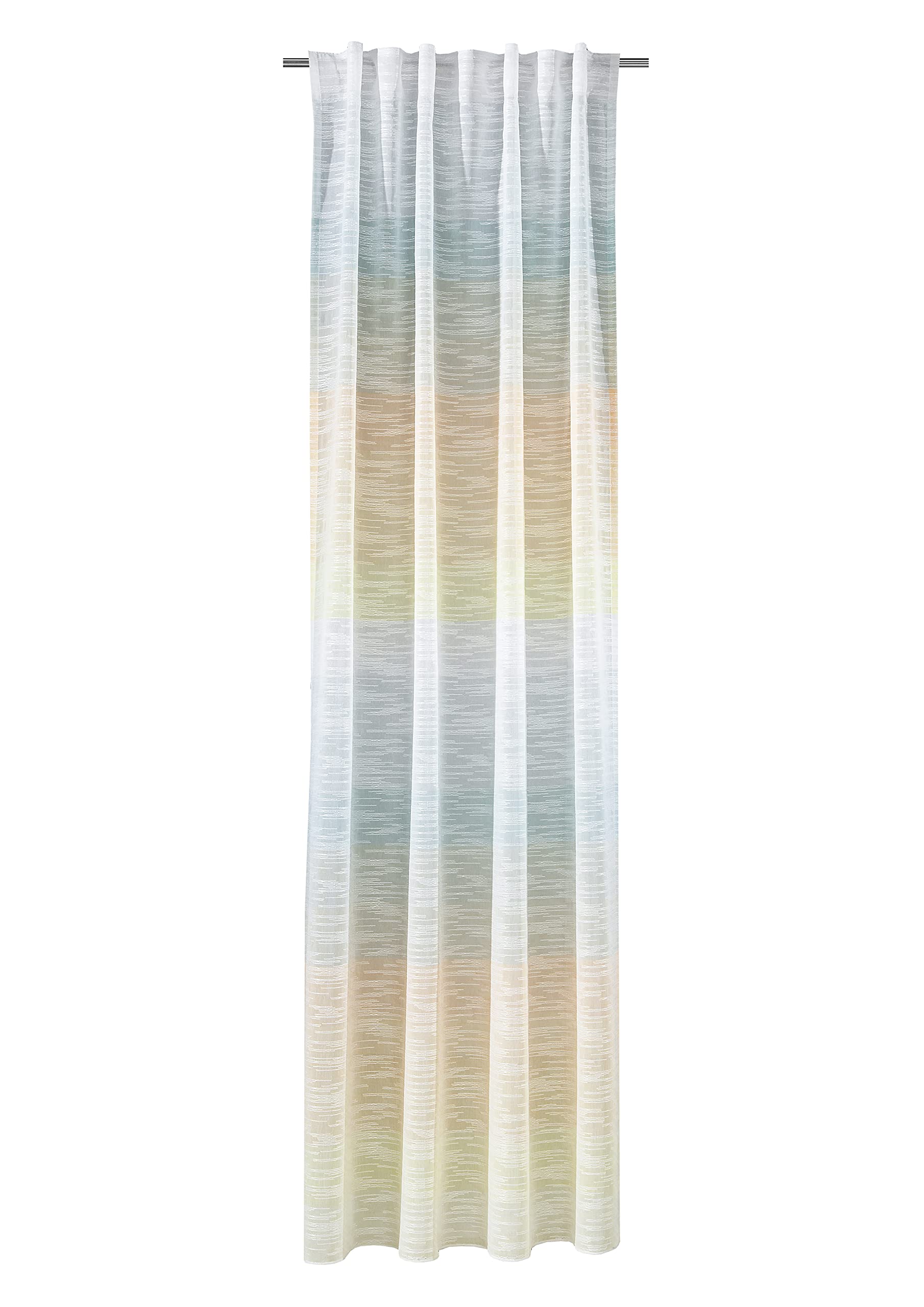 Verdi Lisa Tab-Top Curtain 140 x 245 cm 1 Piece Multicoloured Colour Gradient