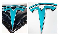 Logo Decal Wrap for Tesla Model S, Refresh, 4-pc