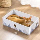 Conlun Cat Scratching Board with Box Large Heavy-Duty Cardboard Scratch Pad view 6