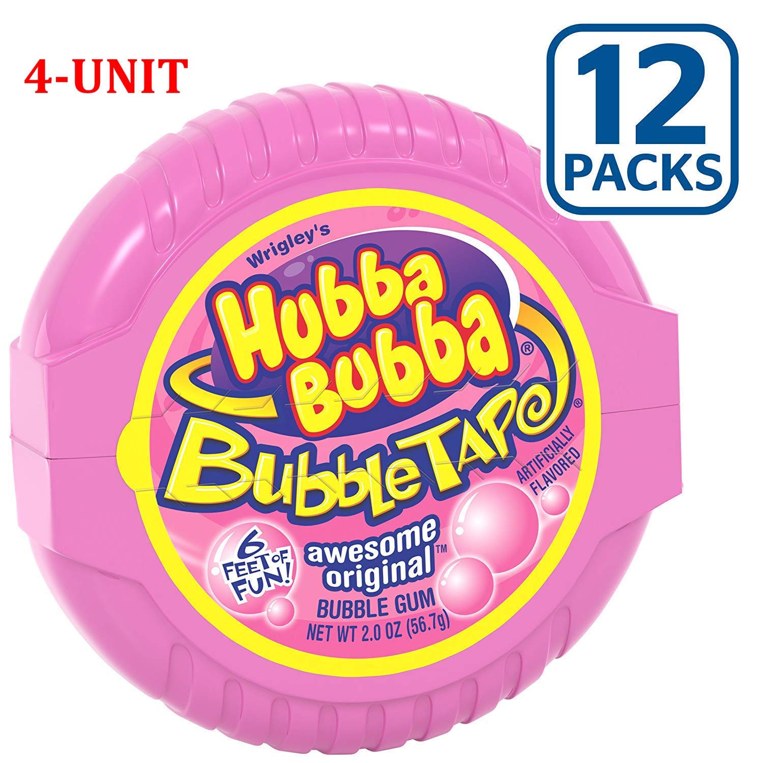 Amazon.com : Bubble Gum Original Bubble Gum, 2 Ounce (Pack of 12) (2