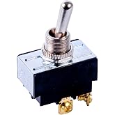 Gardner Bender GSW-14 Electrical Toggle Switch, DPST, ON-OFF, 2 A/125V AC, Screw Terminal