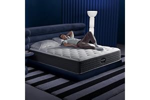 COMFBOX Full Size Mattress 12 Inch Hybrid with Zoned Support for Pressure Relief, Edge Support & Soft but Supportive Comfort, Full Bed Mattress with Gel Memory Foam