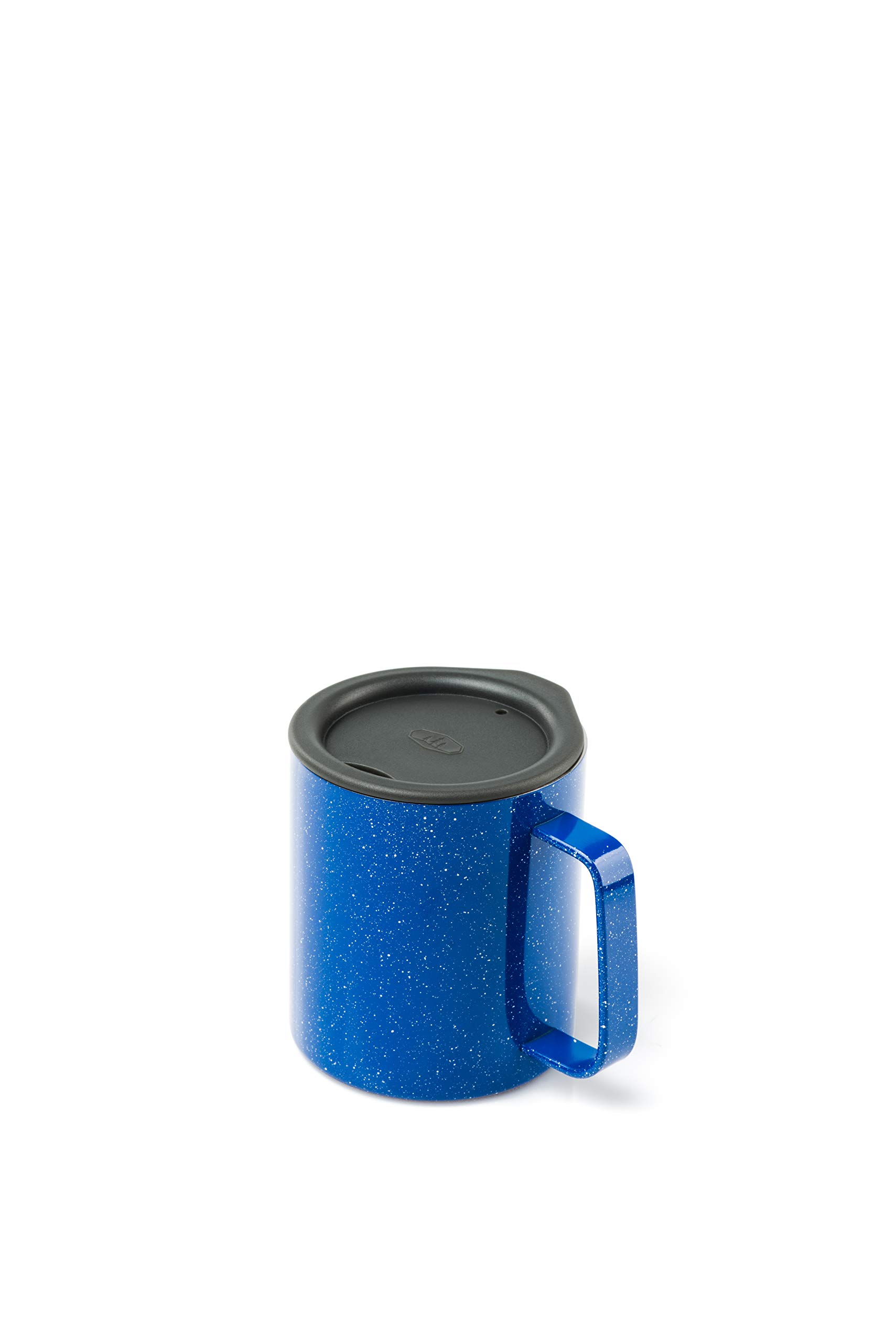 GSI OUTDOORS Glacier Stainless Camp Cup Cup, Adult Unisex, Blue (Blue Speckle), 10 OZ