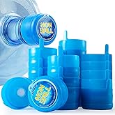 3 & 5 Gallon Water Jug Cap Replacement Non Spill Bottle Caps Anti Splash Peel Pack of 20