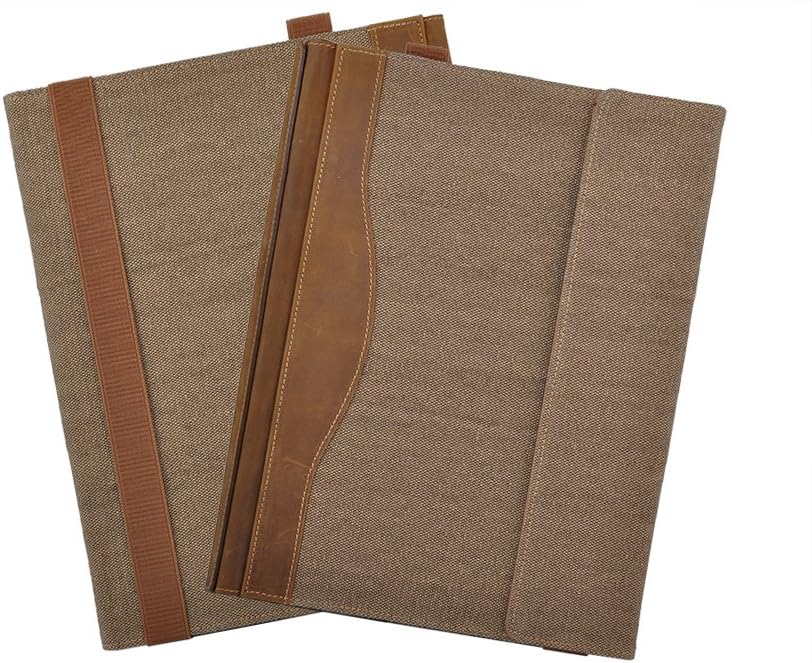 Executive Surface Book Laptop Case, Detachable Protective Flip Case Cover For 13.5 inch Microsoft Surface Book,Brown