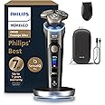 Philips Norelco Shaver i9000 Prestige Ultra, Wet & Dry Electric Shaver, Black Gradient, SenseIQ Pro Technology, Triple Lift & Cut System, 360 Rotating NanoTech Precision Blades, 5 Modes, XP9405/84