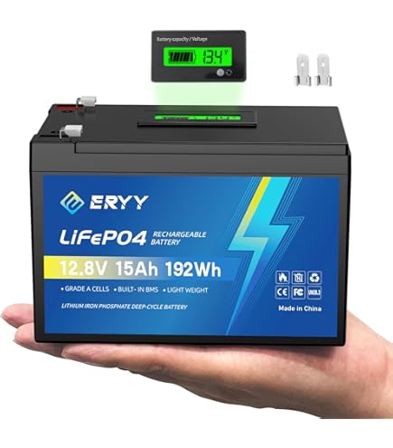 Amazon.com: Palowextra 6 Pack 32700 LiFePO4 Lithium Battery, 35A