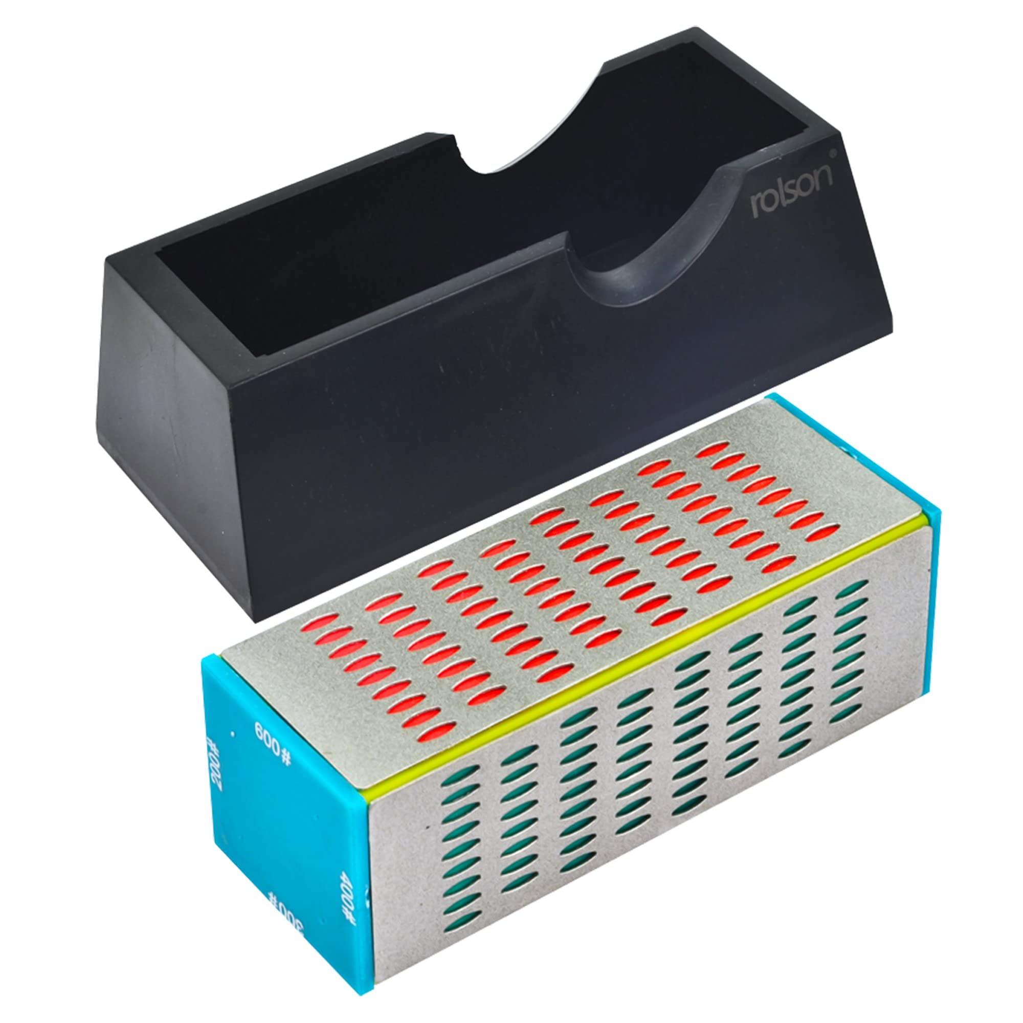 Rolson 24259 Four Sided Diamond Sharpener