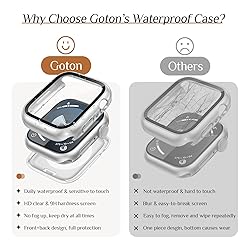 2-Pack Goton Waterproof Apple Watch Case for SE