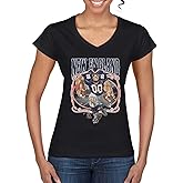 Wild Bobby New England Fans | NE Fantasy Football Sports Womens V-Neck Tee