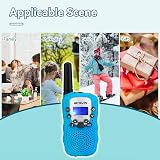 Retevis RT388 Kids Walkie Talkies Sky Blue 1 Pair Flashlight VOX 8 Channels view 8