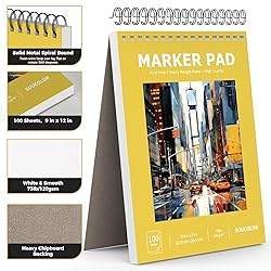 Soucolor 100 Sheets Marker Paper