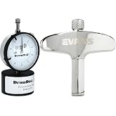 DrumDial Drumdial Precision Drum Tuner + Evans Magnetic Head Drum Key Value Bundle