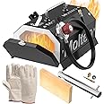MMasters Single Burner Propane Forge for Home and Professional, Ideal for Forging Damascus Steel Knives, Blacksmithing Tools, Durable Gas Forge with Efficient Heating and Performance