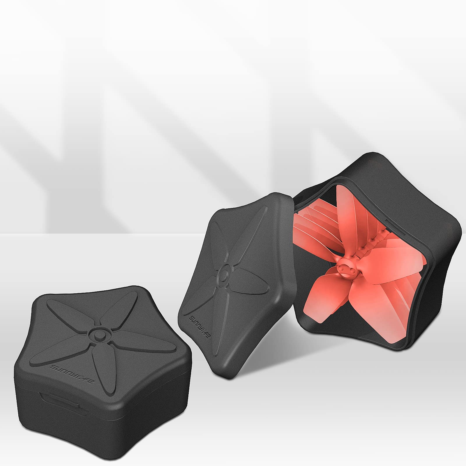 Hensych for DJI Avata Combo Propeller Storage Case,Hold 4pcs 2925S Propeller Blades Props Propeller Storage Box Protection Case Shockproof Dustproof Anti-fall Protection