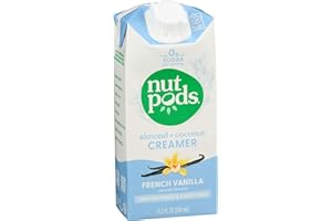 nutpods - Unsweetened + Dairy-Free Creamer French Vanilla - 11.2 oz.