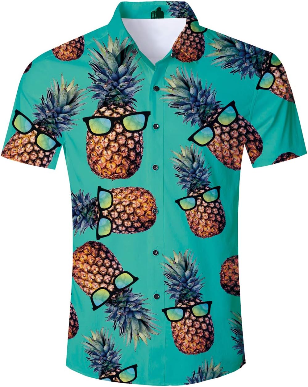 Hawaiian Shirt for Men Funny Cat 3D Printed Beach Shirt Short Sleeve Shit Shirt Mens Button Down Summer Casual Shirts M-XXL