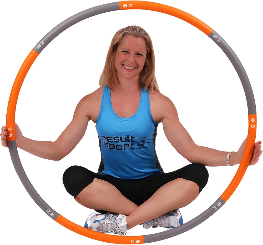 ResultSport The Original Weighted Hoop 1.5kg 100cm Foam Padded Fitness